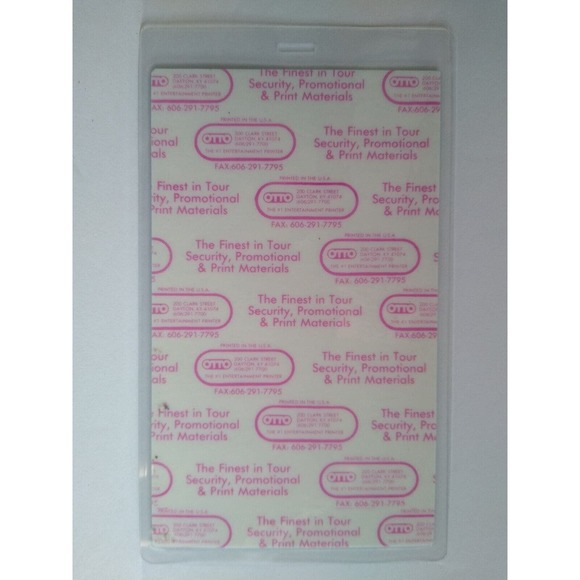 Electric Light Orchestra Backstage Pass Vintage Laminated Part Two 1991 ELO - Picture 2 of 2